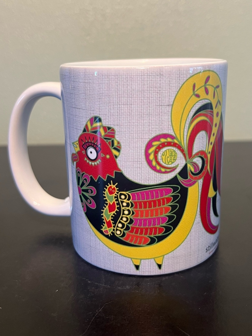 Stillwater Art Studio Lunar New Year Rooster Mug Ceramic Zodiac Coffee Cup NWT - Picture 2 of 12